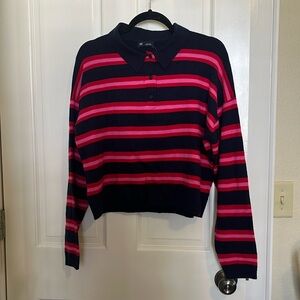 Striped Knit Polo (NWT)
